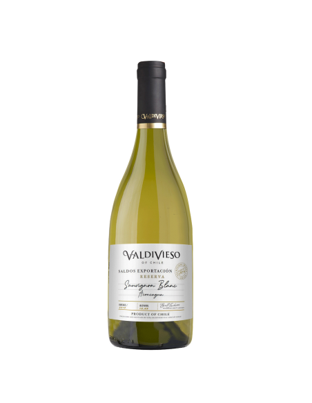 Saldos de Exportación Vino Reserva Valdivieso Sauvignon Blanc 2017 Marca Valdivieso