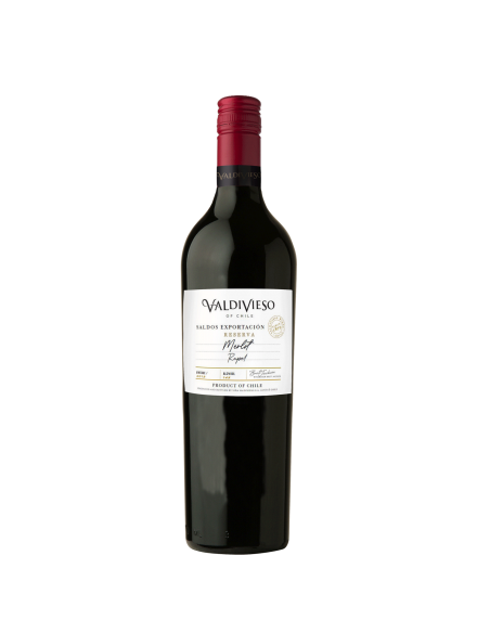 Saldos de Exportación Vino Reserva Valdivieso Merlot 2019 Marca Valdivieso