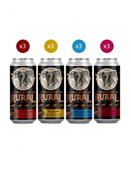 Packs Pack Mix Cerveza Rural Variedades Marca Rural