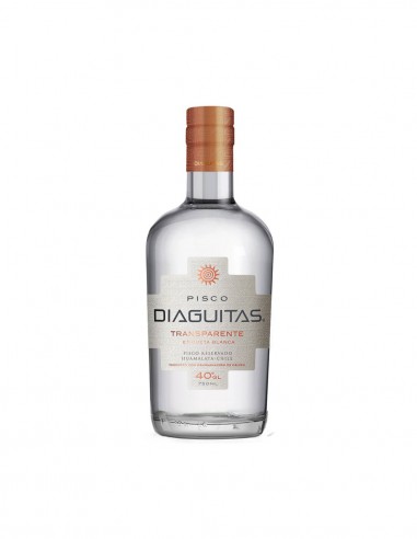 Licores y Destilados Pisco Diaguitas 40° Transparente 750cc con Estuche Marca Diaguitas