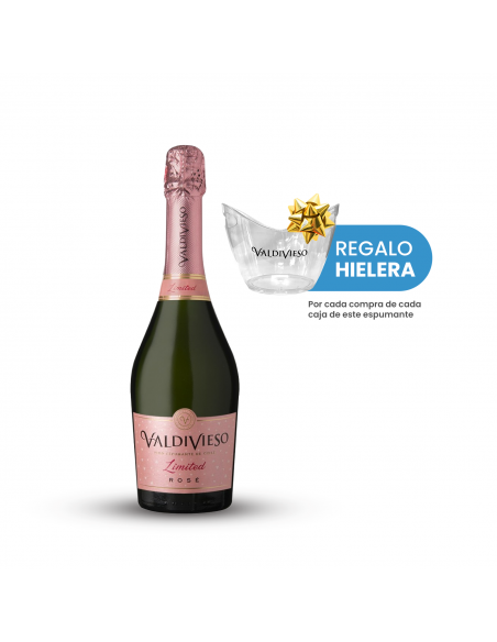 Espumantes Espumante Valdivieso Limited Brut Rose 750cc con Hielera de Regalo Marca Valdivieso