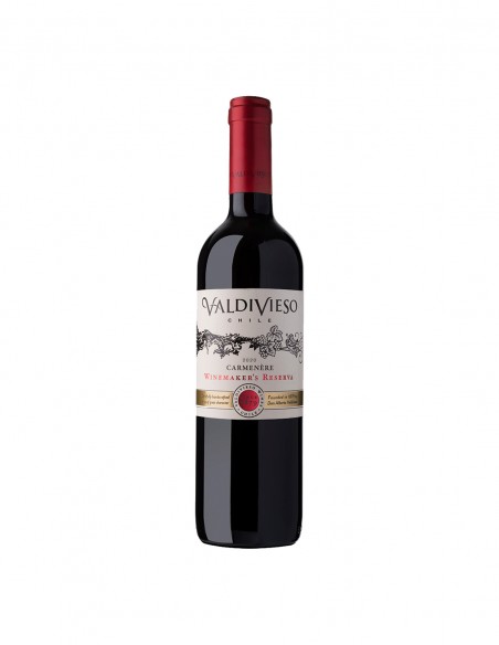 Saldos de Exportación Vino Reserva Valdivieso Carmenere 2020 Saldos Marca Valdivieso