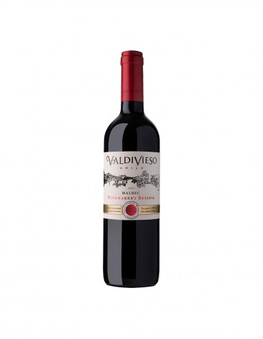 Saldos de Exportación Vino Reserva Valdivieso Malbec 2021 Saldos Marca Valdivieso