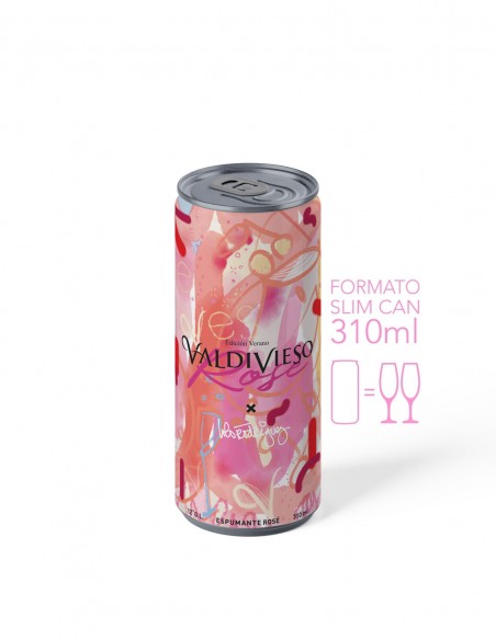 Espumantes Espumante Lata Valdivieso Rose 310ml Edición Verano Marca Valdivieso