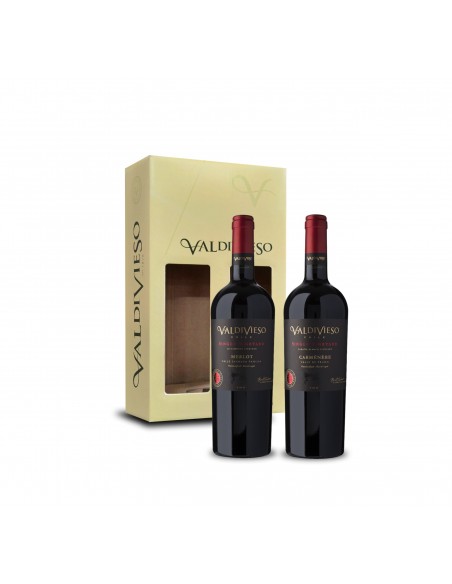 Packs Estuche Premium Merlot - Carmenere Marca Valdivieso